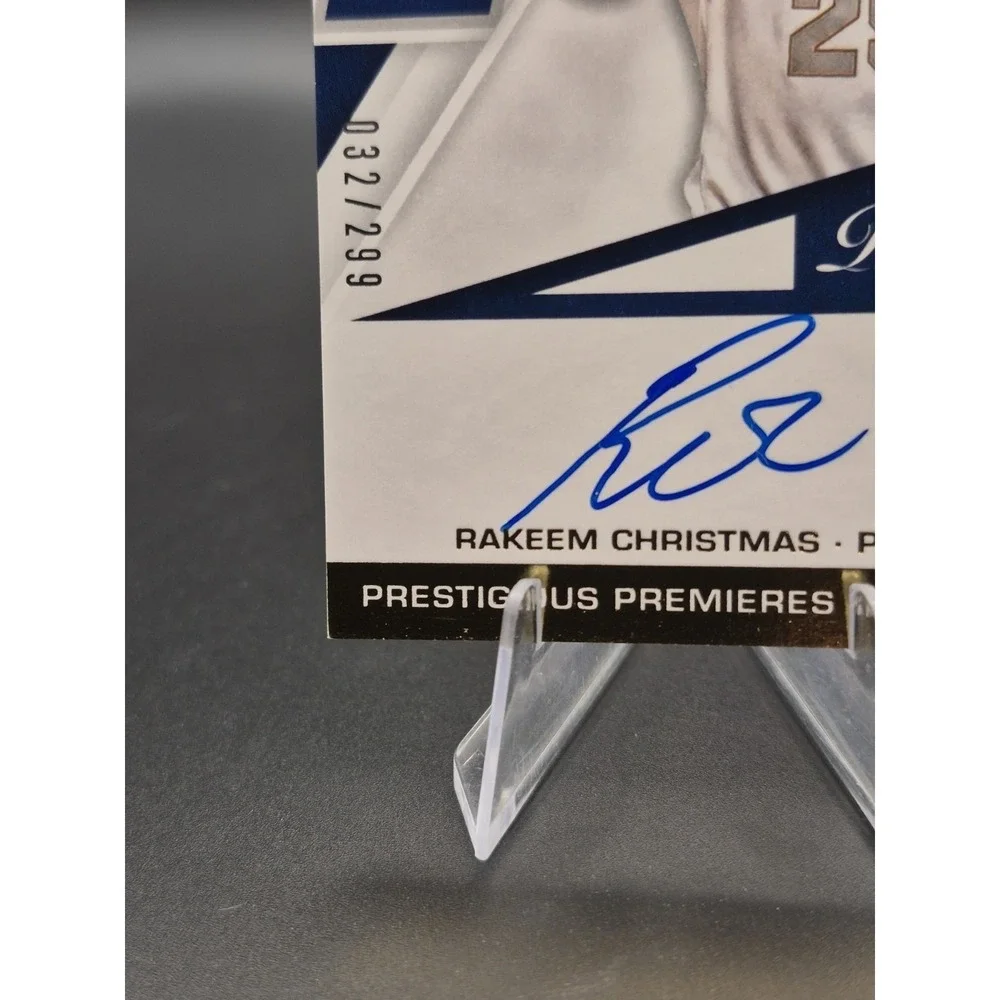 2015 Panini Rakeem Christmas PPS-RC Prestigious Premieres Auto /299 RC Pacers